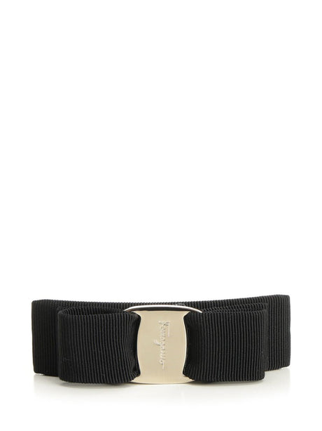 Ferragamo Vara Bow Hair Clip - Black