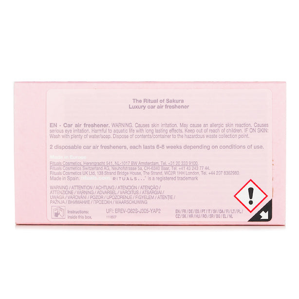 Luxury Car Air Freshener - Cherry Bloosom & Rice Milk - 3g/0.1oz