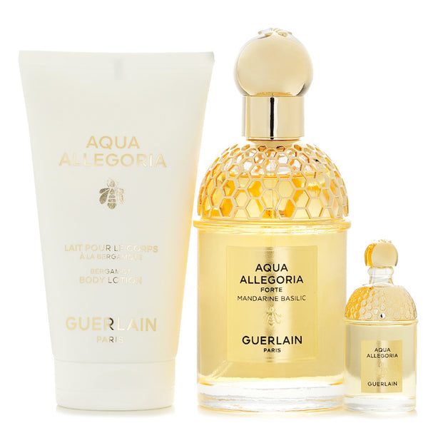 Aqua Allegoria Forte Mandarine Basilic Gift Set Edp 75ml+7.5ml+ Body Lotion 75ml - 3pcs