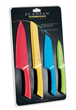 Spectrum 4pc. Knife Set, 4 colours