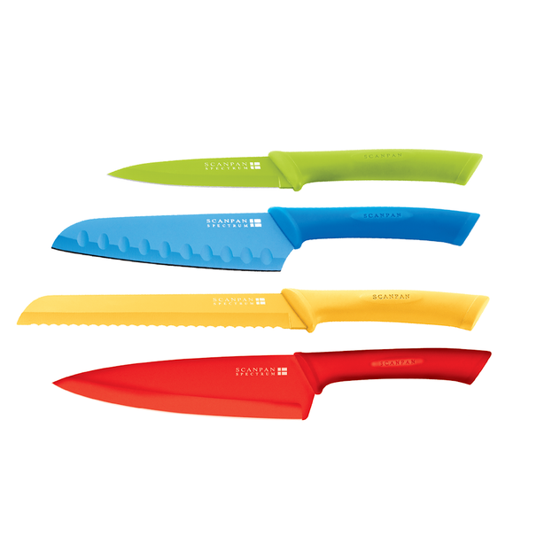 Spectrum 4pc. Knife Set, 4 colours