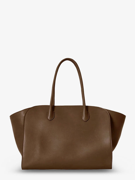 The Row Marlo 14 leather shoulder bag - Tawny Brown Ans