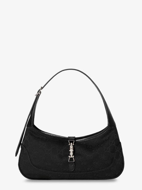 Gucci Jackie Slim GG canvas shoulder bag - Black