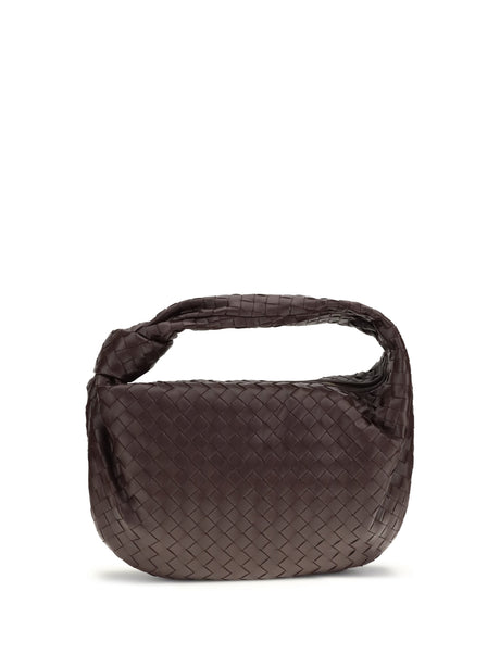 Bottega Veneta Jodie Shoulder Bag - Dark Barolo-Gold
