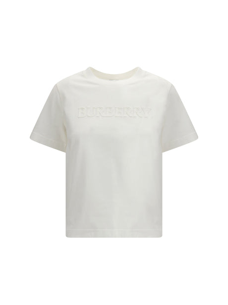 Burberry Logo T-shirt - Chalk