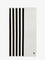 Ami Paris Cotton beach towel - Noir/Blanc Creme
