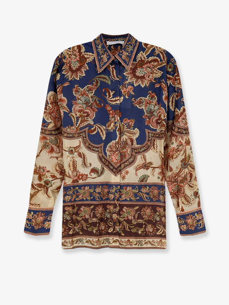 Zimmermann Aster Relaxed Fit shirt - Navy Jacobean