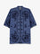 Zimmermann Aster denim shirt with all-over contrasting embroidery - Railwayblue