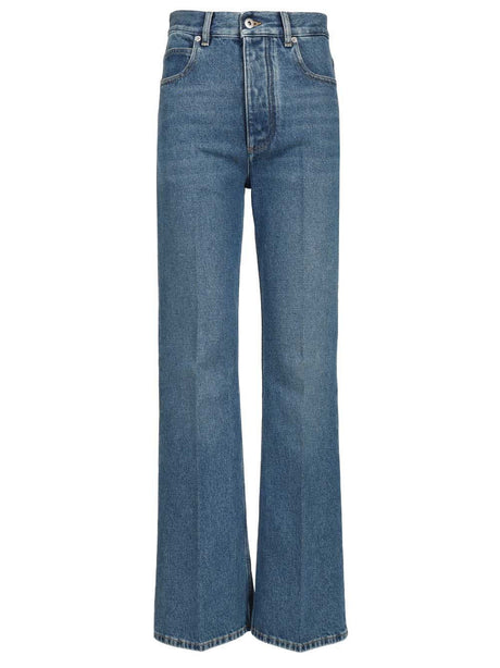 Bottega Veneta Flared Jeans In Medium Indigo - Blue