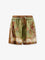 Zimmermann Indra silk shorts - Khaki Floral