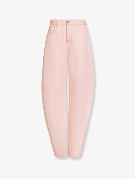 Alaia Barrel fit denim trousers - Rose Pale