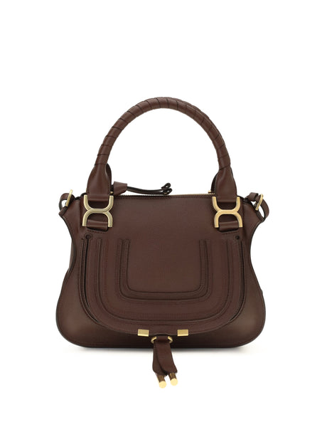 Chloé Marcie Handbag - Crafty Brown