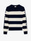 Celine Striped wool sweater - Ecru/Navy