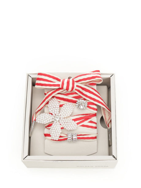 Golden Goose Ribbon Laces - Red