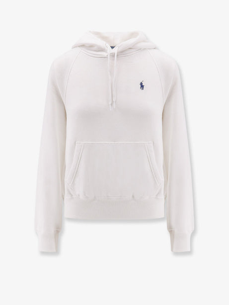 Polo Ralph Lauren Hooded cotton sweatshirt - White