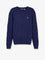 Polo Ralph Lauren Cotton sweater with embroidered logo on the front - Bright Navy