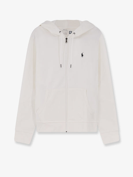 Polo Ralph Lauren Cotton blend sweatshirt with iconic logo - White