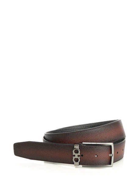 Ferragamo Reversible Belt - Brown