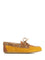 Miu Miu Leather Boat Loafers - Brown