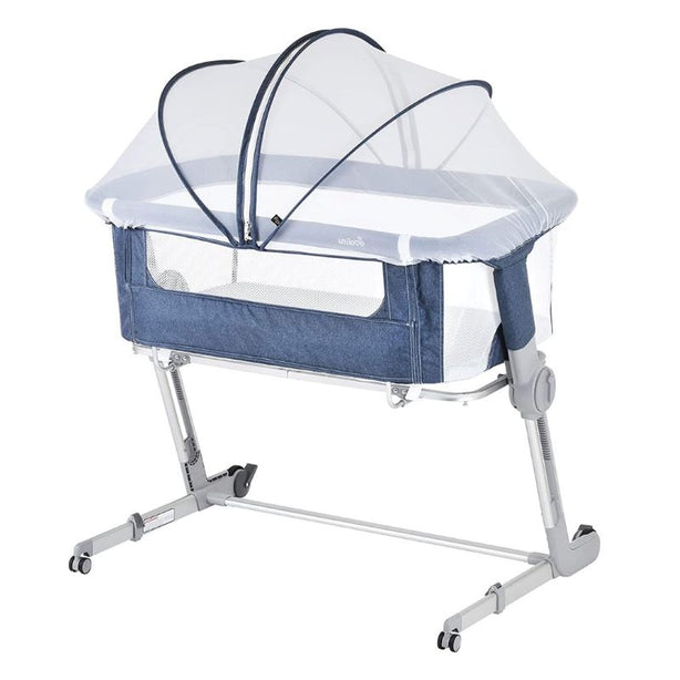 Unilove Hug Me Plus Airflow Bedside Co-Sleeper & Baby Bassinet with Mosquito Net and Carry Bag