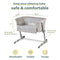 Unilove Hug Me Plus Airflow Bedside Co-Sleeper & Baby Bassinet with Mosquito Net and Carry Bag