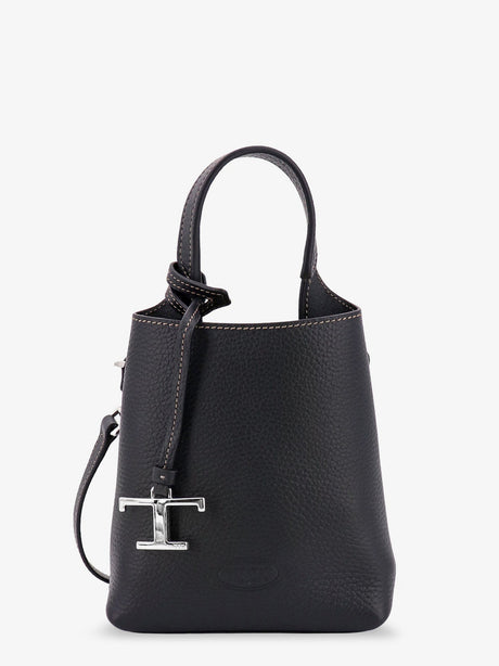 Tod'S Tod's Textured Leather Micro Bag - Nero