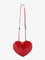Alaia Le Coeur leather crossbody bag - Laque