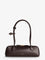Alaia Le Teckel Medium leather shoulder bag - Brun Fume