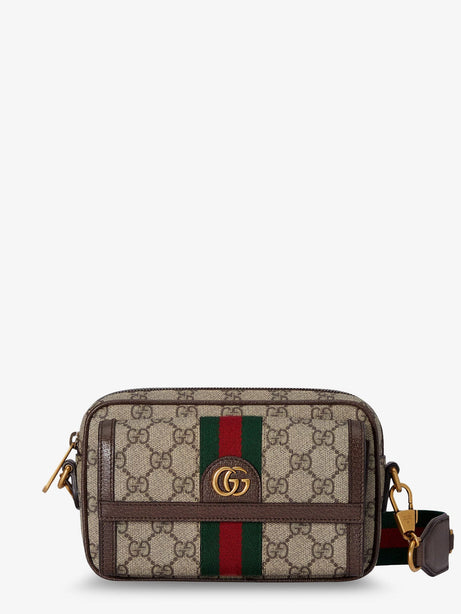 Gucci Ophidia GG fabric crossbody bag - Acero