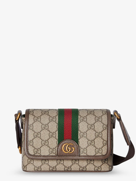 Gucci Mini Ophidia GG fabric crossbody bag - Acero