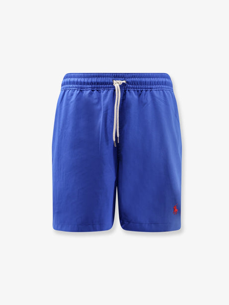 Polo Ralph Lauren Recycled nylon swim trunks with embroidered logo on the front - Rugby Royal