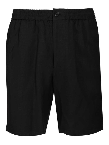 Ami Shorts With Elasticated Waist - Black