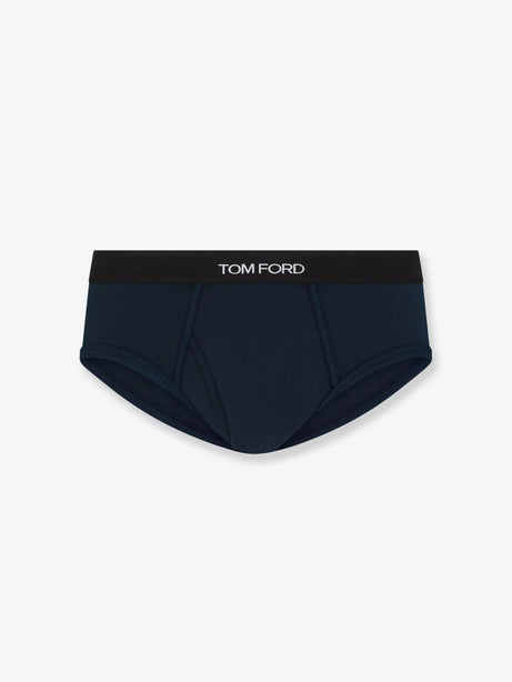 Tom Ford Stretch cotton brief - Navy