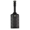 Coach Luggage Tag In Signature Canvas With Stripes - Black/ Grey CEB78