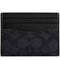 Coach Slim Id Card Case In Signature Canvas in Charcoal/ Black CW366