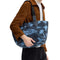 Coach Small Tour Tote Bag With Camo Print - Blue Multi CDQ74