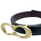 Coach Signature Buckle Belt, 25 Mm in Black/ Gold C1725 (M)