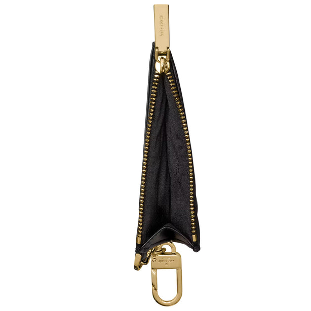 Kate Spade Quilted Key Ring Card Holder - Black KN772