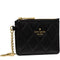 Kate Spade Quilted Key Ring Card Holder - Black KN772