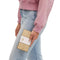 Coach Slim Zip Wallet In Signature Canvas With Stripe - Light Khaki/ Chalk Lt Saddle CR928