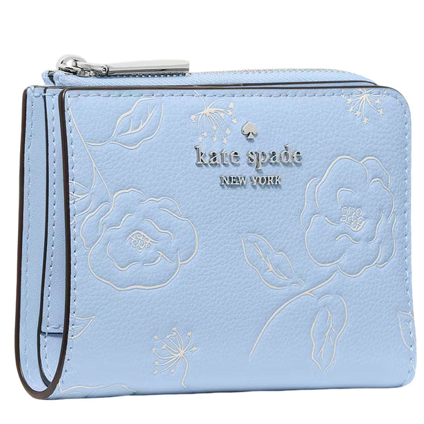 Kate Spade Floral Small L-Zip Wallet - North Star KO553