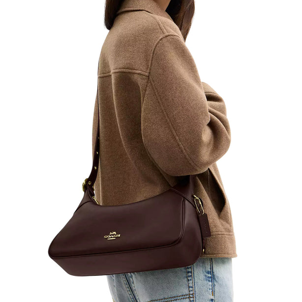 Coach Ella Small Shoulder Bag - Espresso CDV35