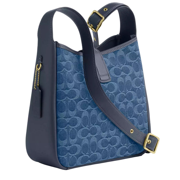 Coach Hadley Convertible Crossbody Bag In Signature Denim - Indigo CDB98
