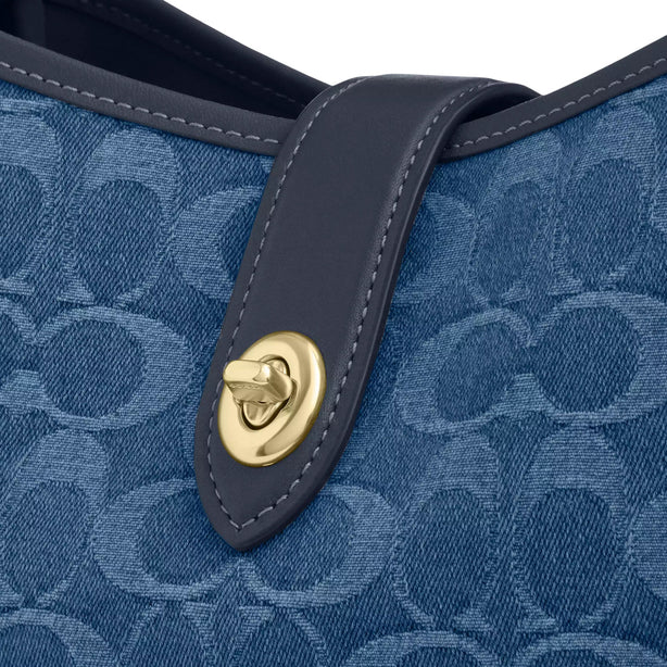 Coach Hadley Convertible Crossbody Bag In Signature Denim - Indigo CDB98