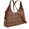 Coach Ella Shoulder Bag In Signature Chenille - Light Khaki/ Vintage Brown CCE49