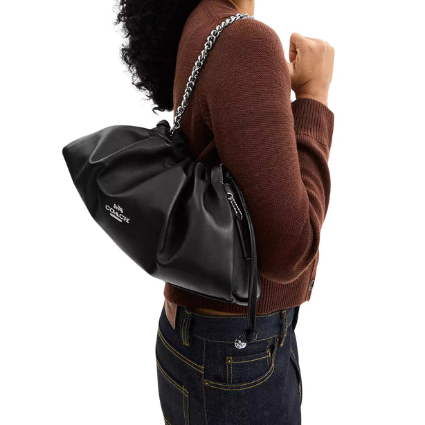 Coach Faye Large Shoulder Bag - Black CCE68