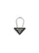 Prada Metal Key Ring - Black