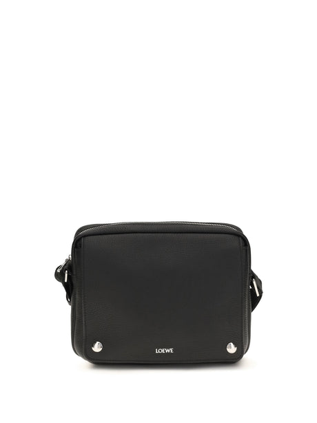 Loewe Pebble Messenger medium Bag - Black