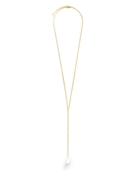 Toteme Crystal Pendant Necklace - White