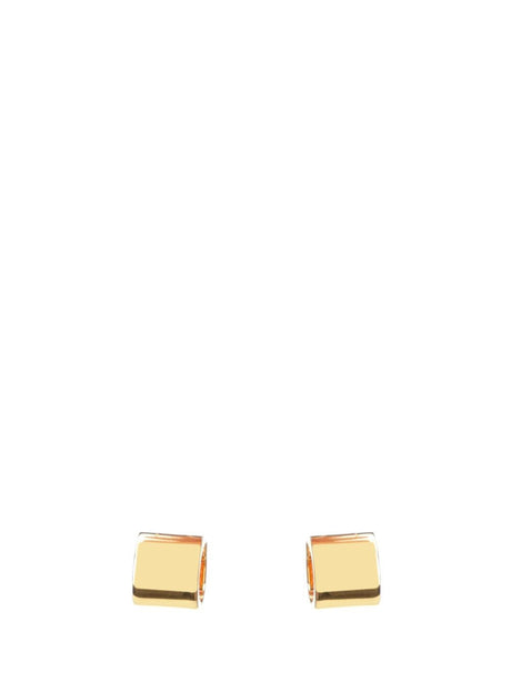 Toteme Small Designer Hoop Earrings - Gold